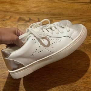 Steve Madden Rezza White Sneakers